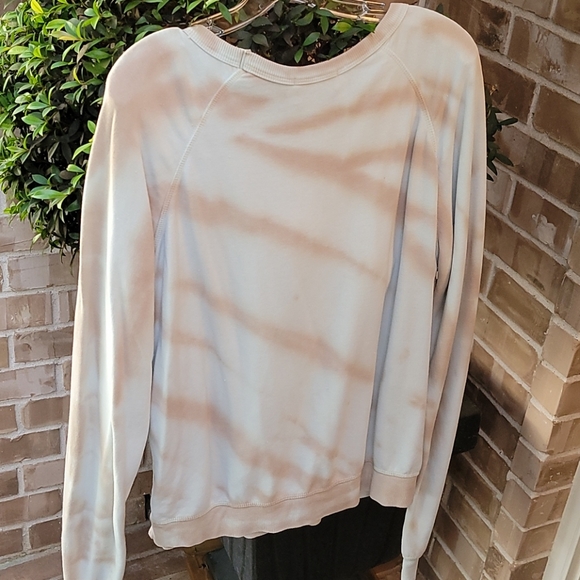 Lovestitch Tie Dye Sweatshirt mint and tan - Picture 4 of 4